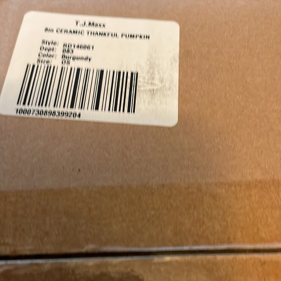 Rae Dunn Thankful pumpkin, new in box - Picture 4 of 4